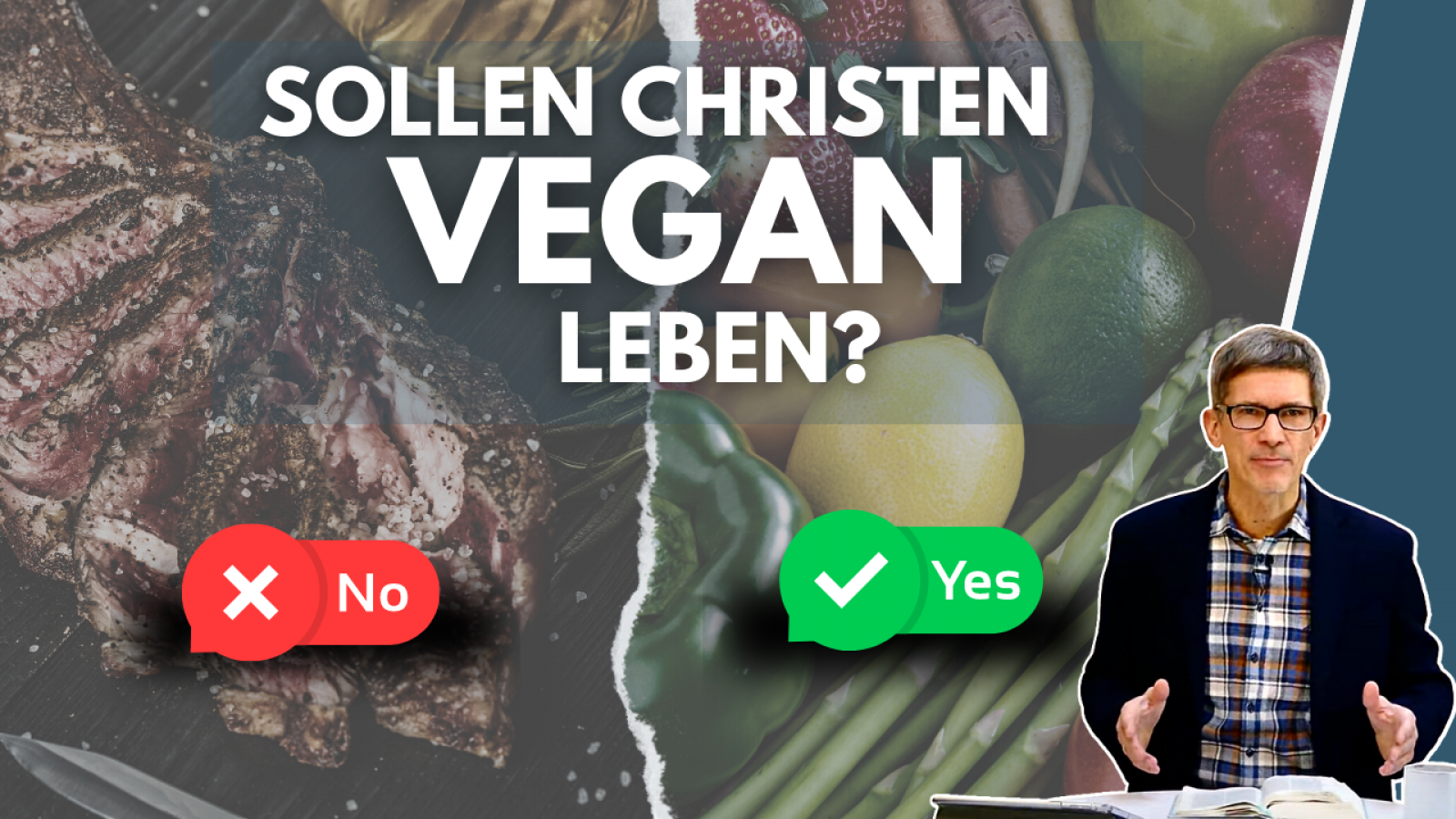 Christen essen vegan! Oder?