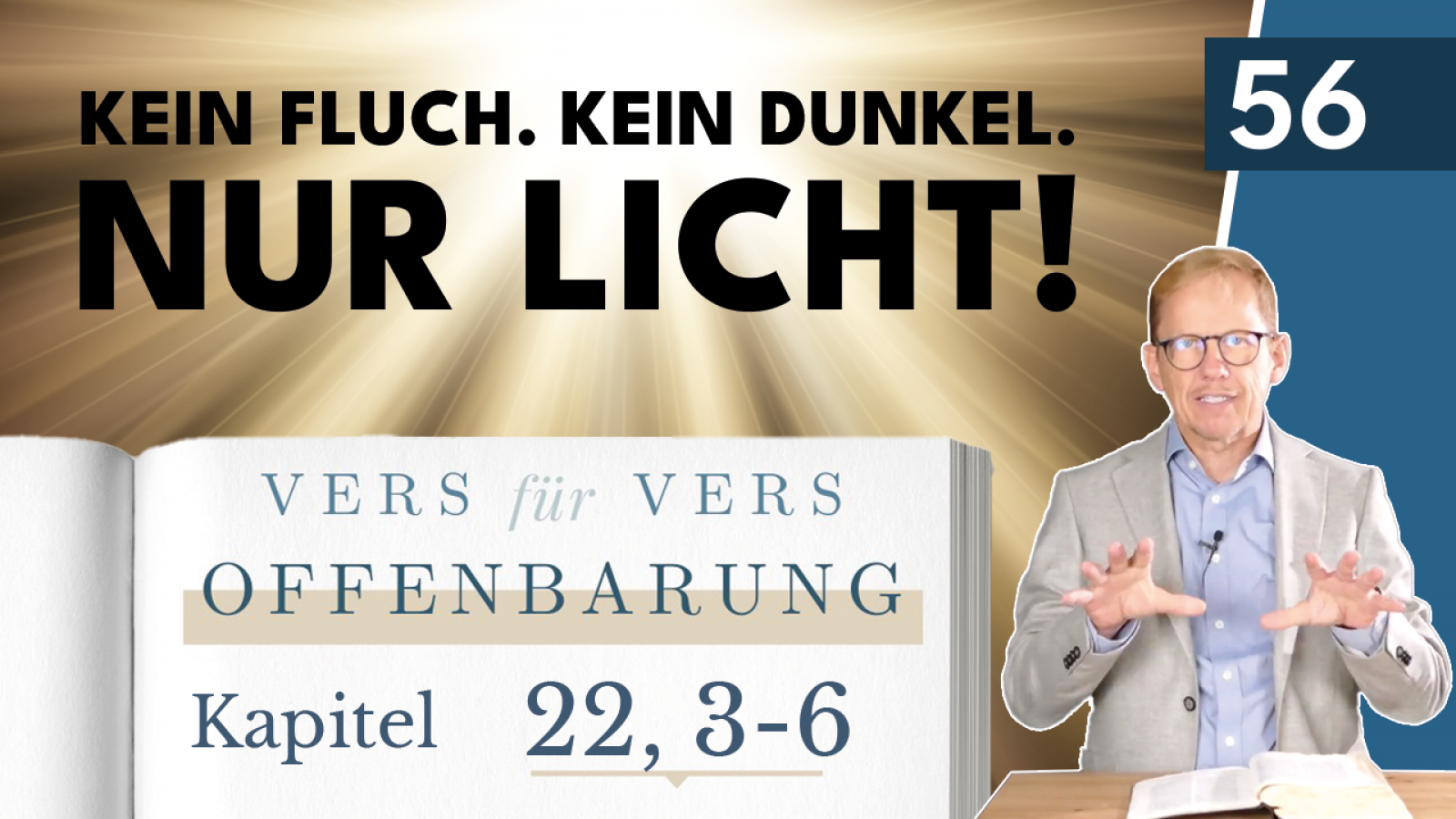 Leben in der goldenen Stadt – Licht statt Fluch (Offenbarung 22,3–5)